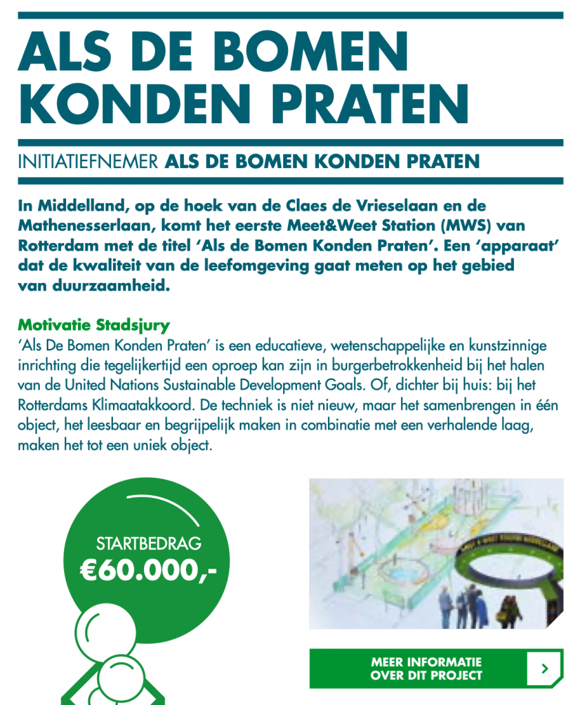 Als bomen konden praten